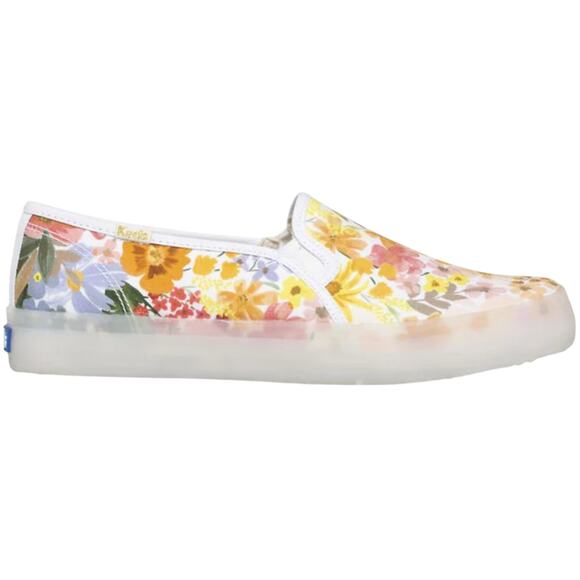 Keds x Rifle Paper Co Double Decker Sneaker Slip-On Floral Softerra Marguerite 8 - Picture 1 of 8